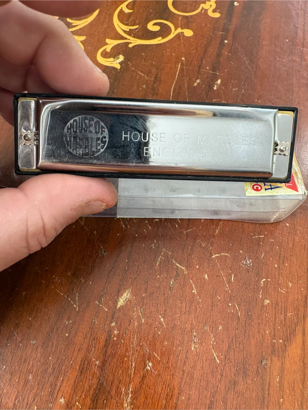 Vintage House of Marbles Harmonica - photo 4