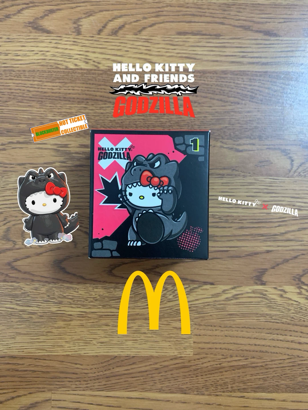McDonald’s | Hello… Happy Meal Toy (Hello Kitty x Godzilla)
