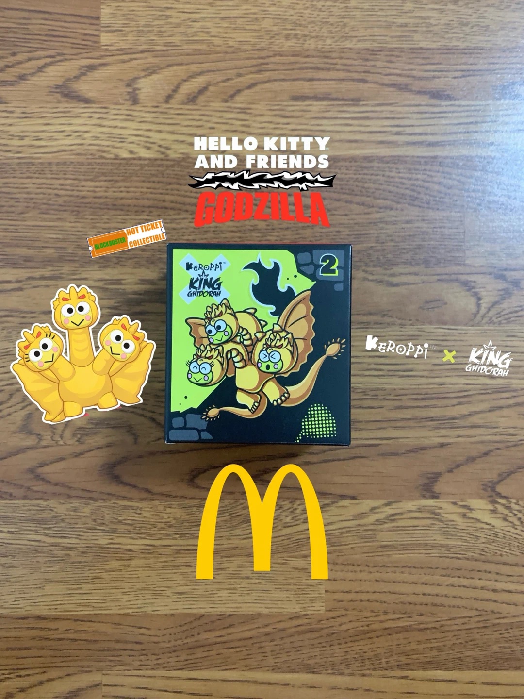 McDonald’s | Hello… Happy Meal Toy (Keroppi x King Ghidorah)