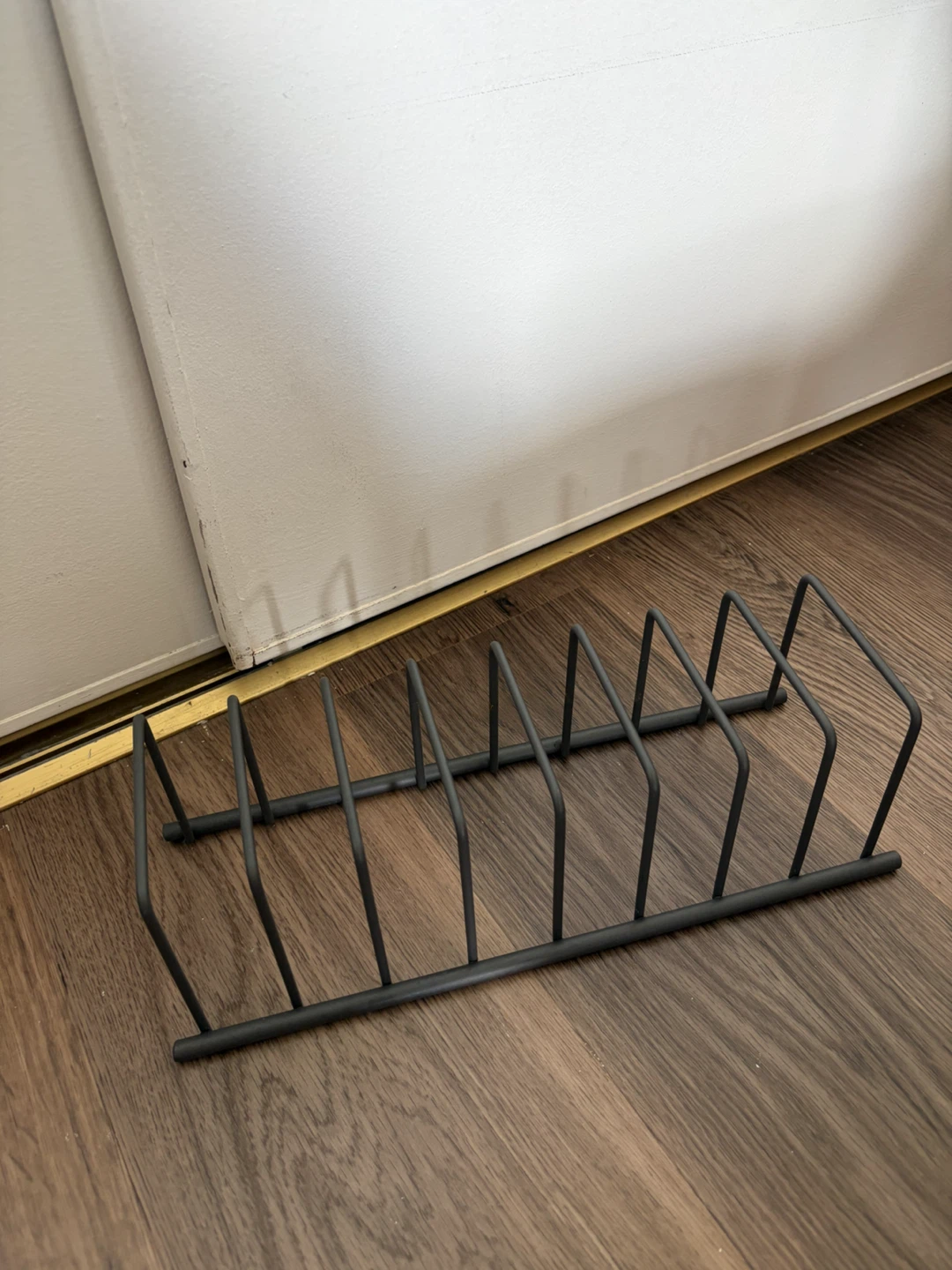 Black Iron Pot Lid and Pan Organizer Rack