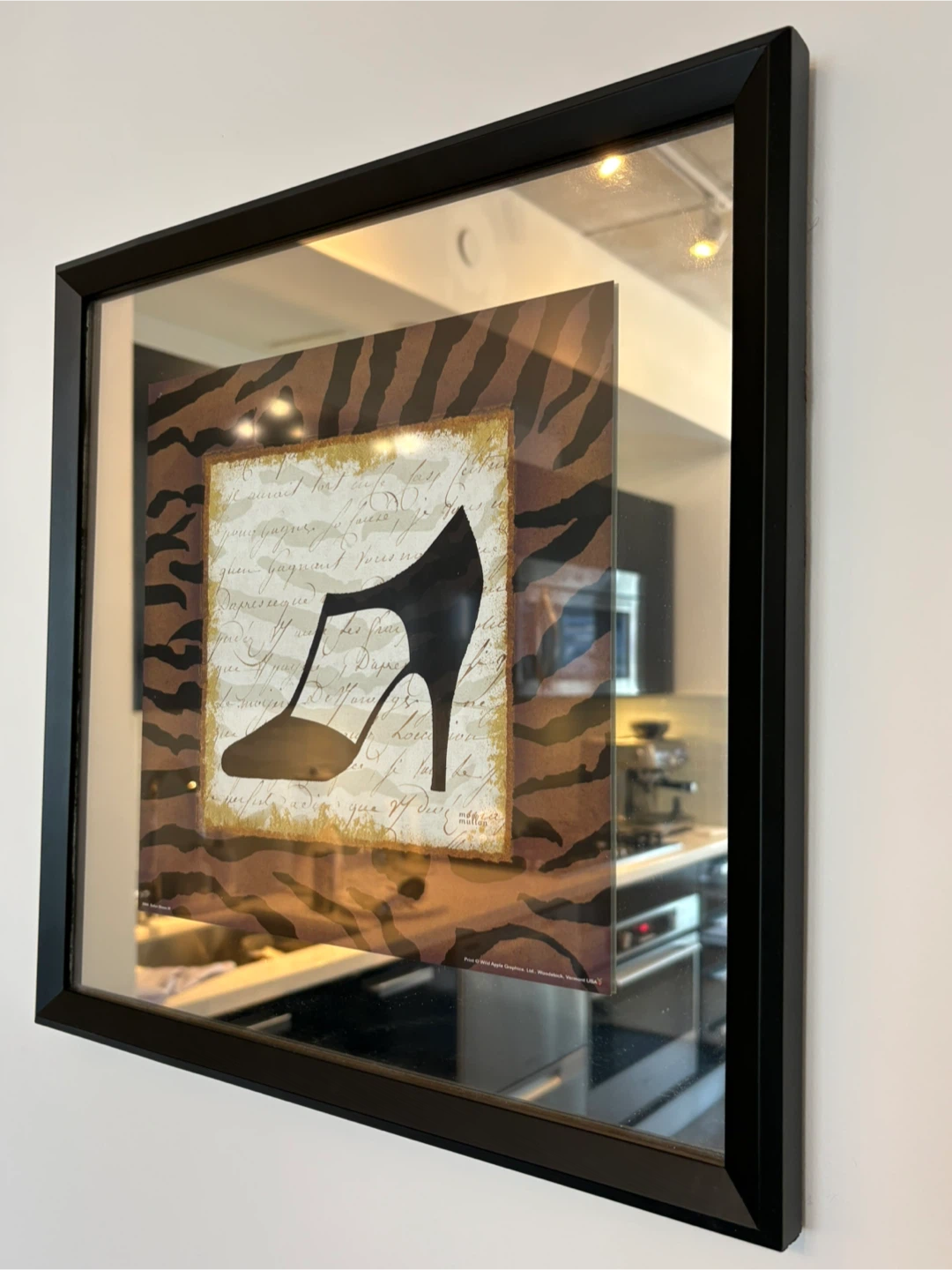 NEED PICKED UP TODAY! Set of 2 Mirrored High Heel Art Prints - photo 2