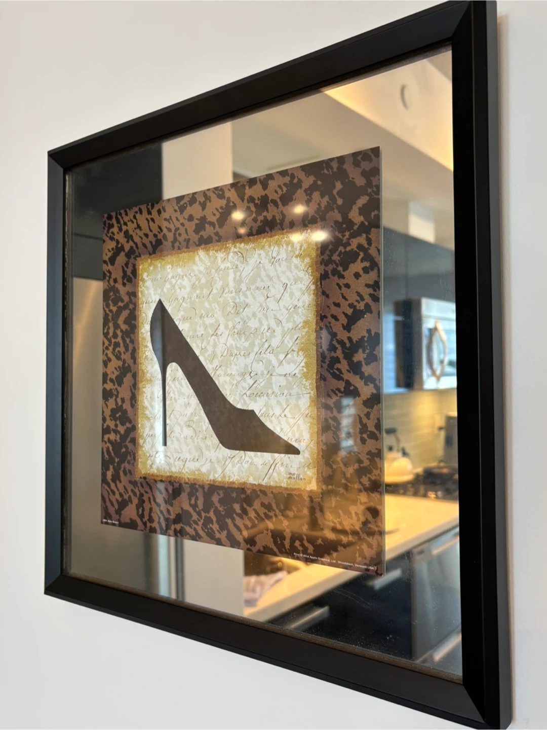NEED PICKED UP TODAY! Set of 2 Mirrored High Heel Art Prints - photo 3