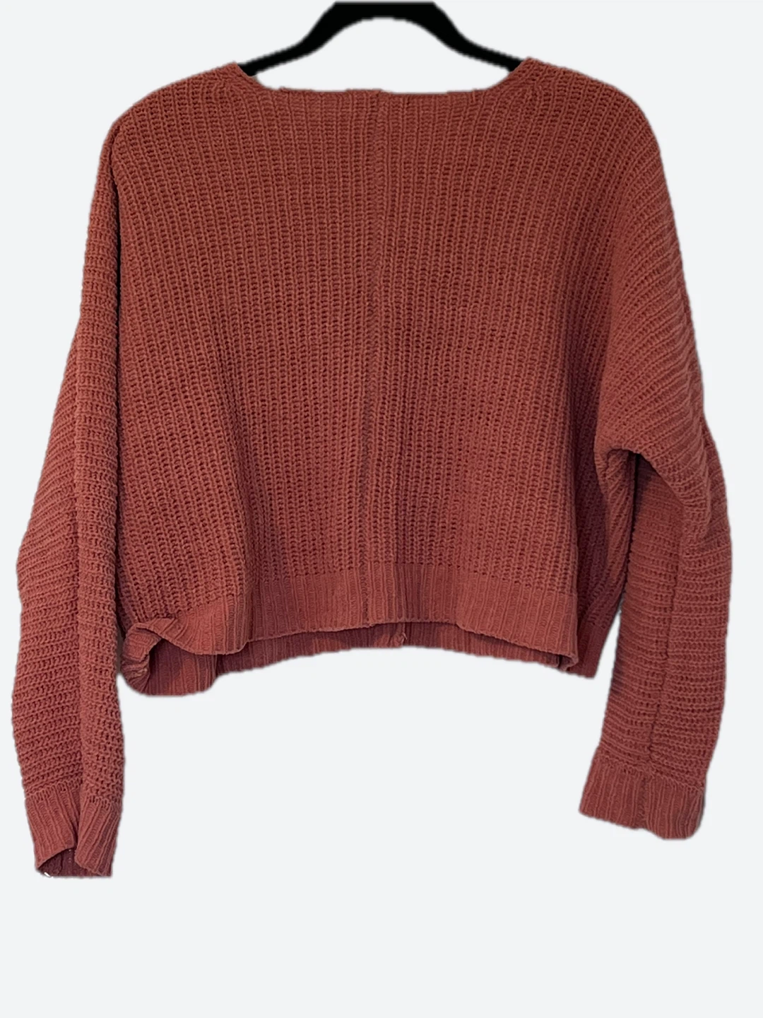Moon & Madison Cropped V-Neck Sweater - photo 4