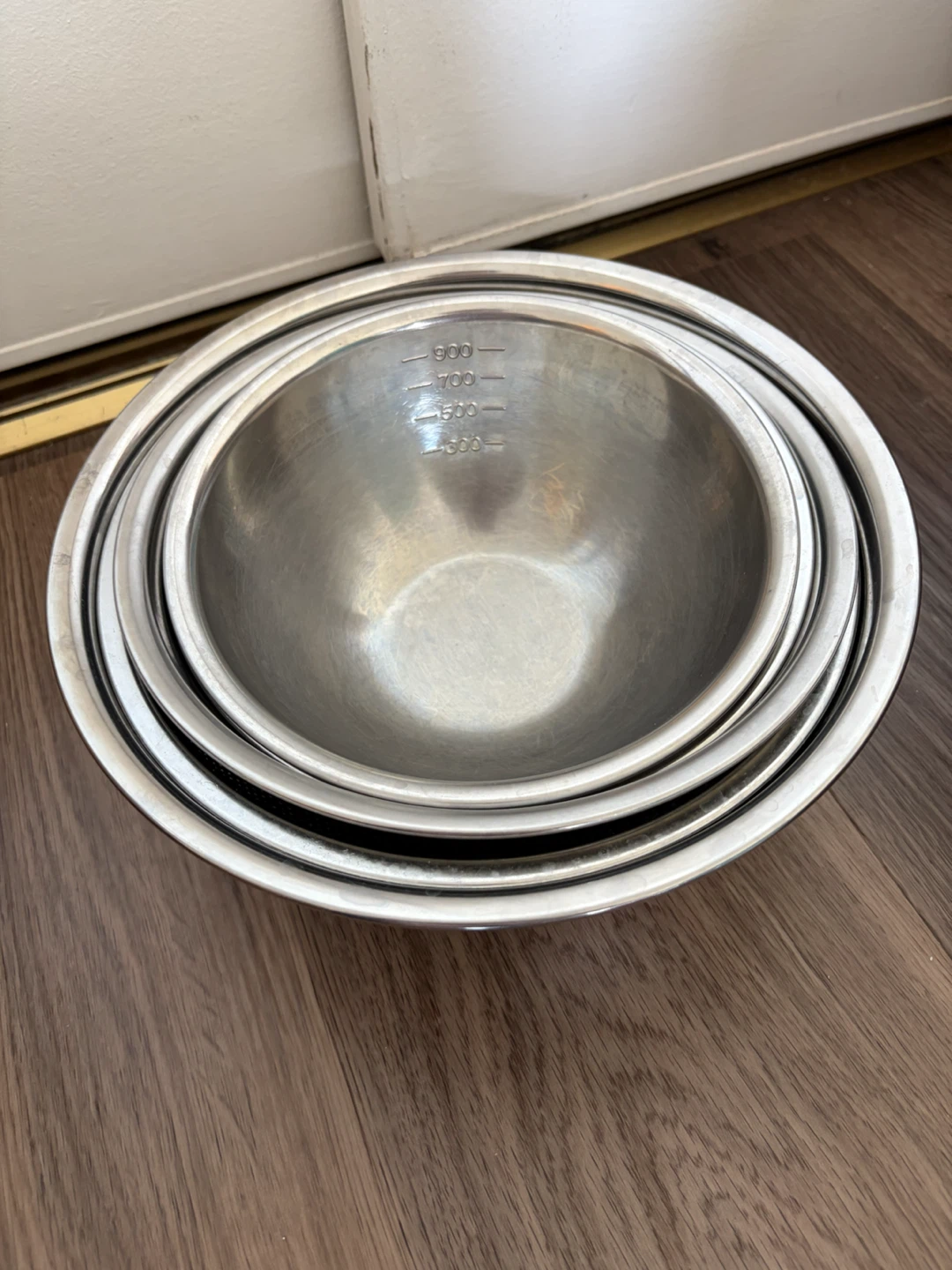 Stainless Steel Mixing Bowls with Strainer
