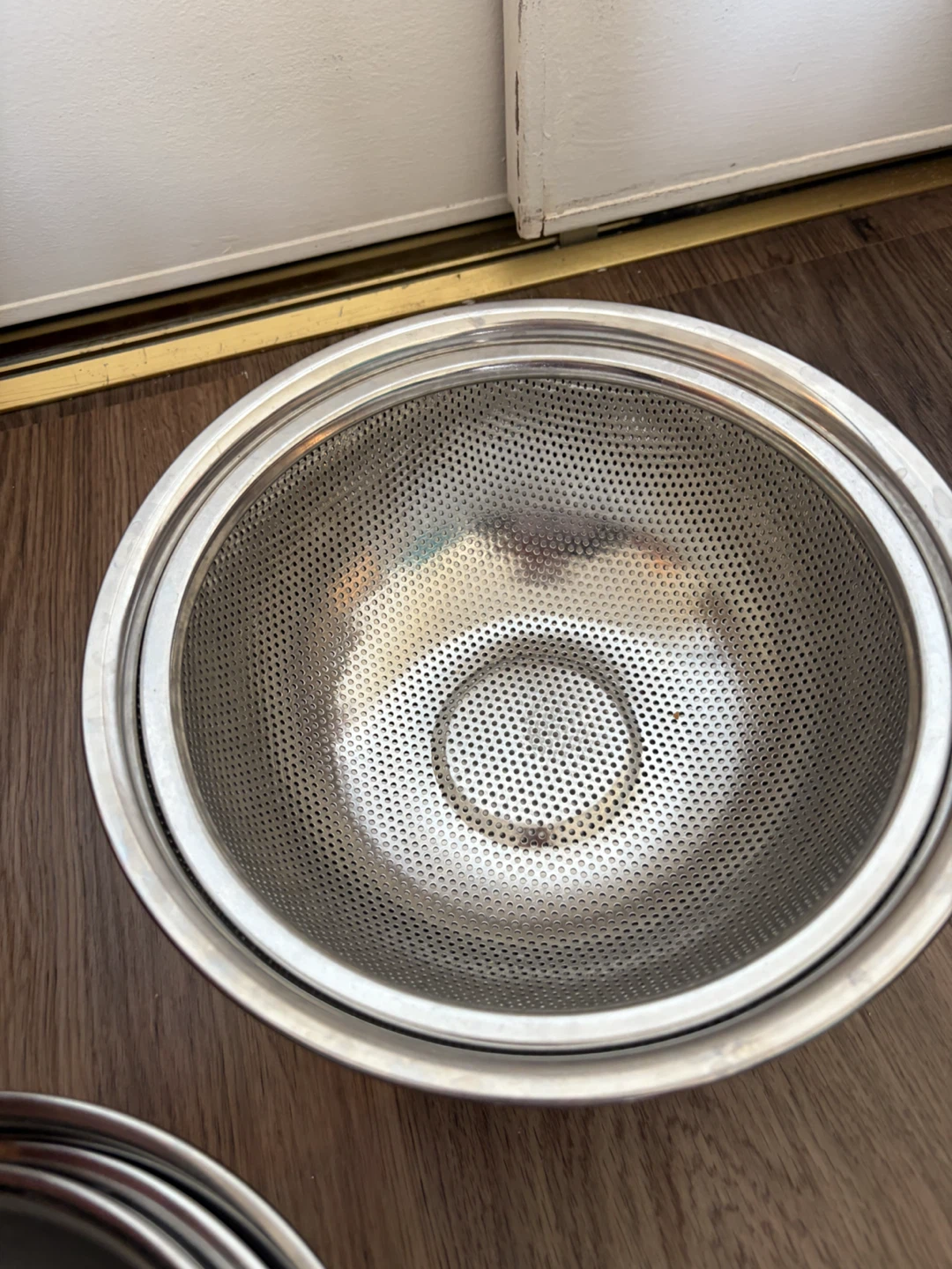 Stainless Steel Mixing Bowls with Strainer - photo 4