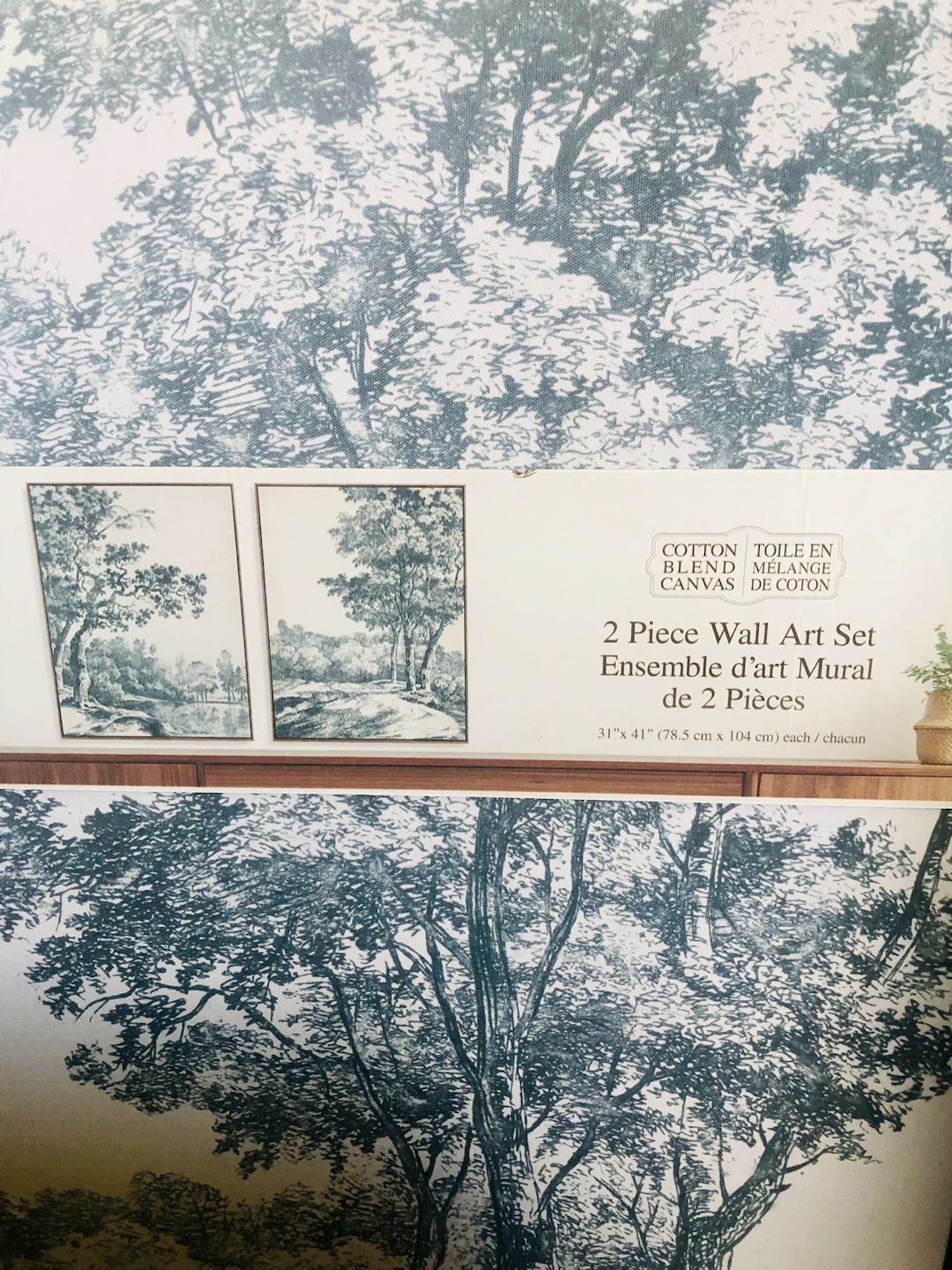 OAK & ELM 2 Piece Wall Art Set 31" x 41"