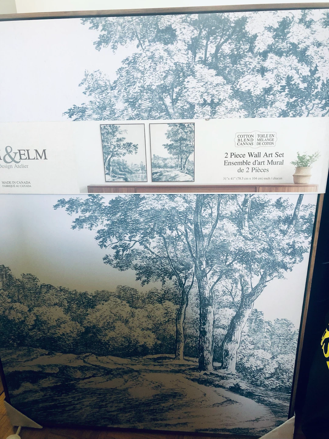 OAK & ELM 2 Piece Wall Art Set 31" x 41" - photo 2