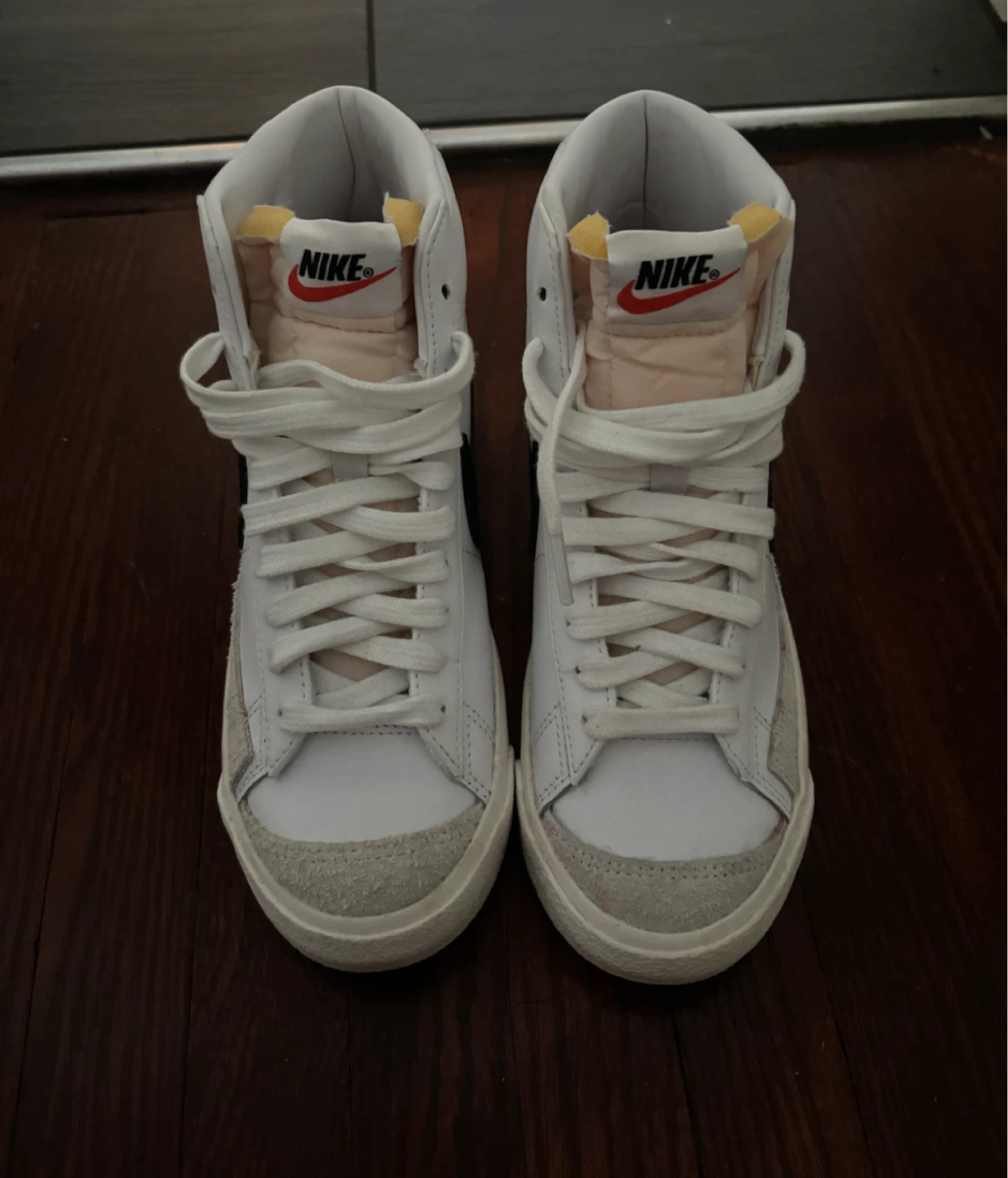 Nike Blazer Mid '77 White Black Size 5 UK (22.5 CM)