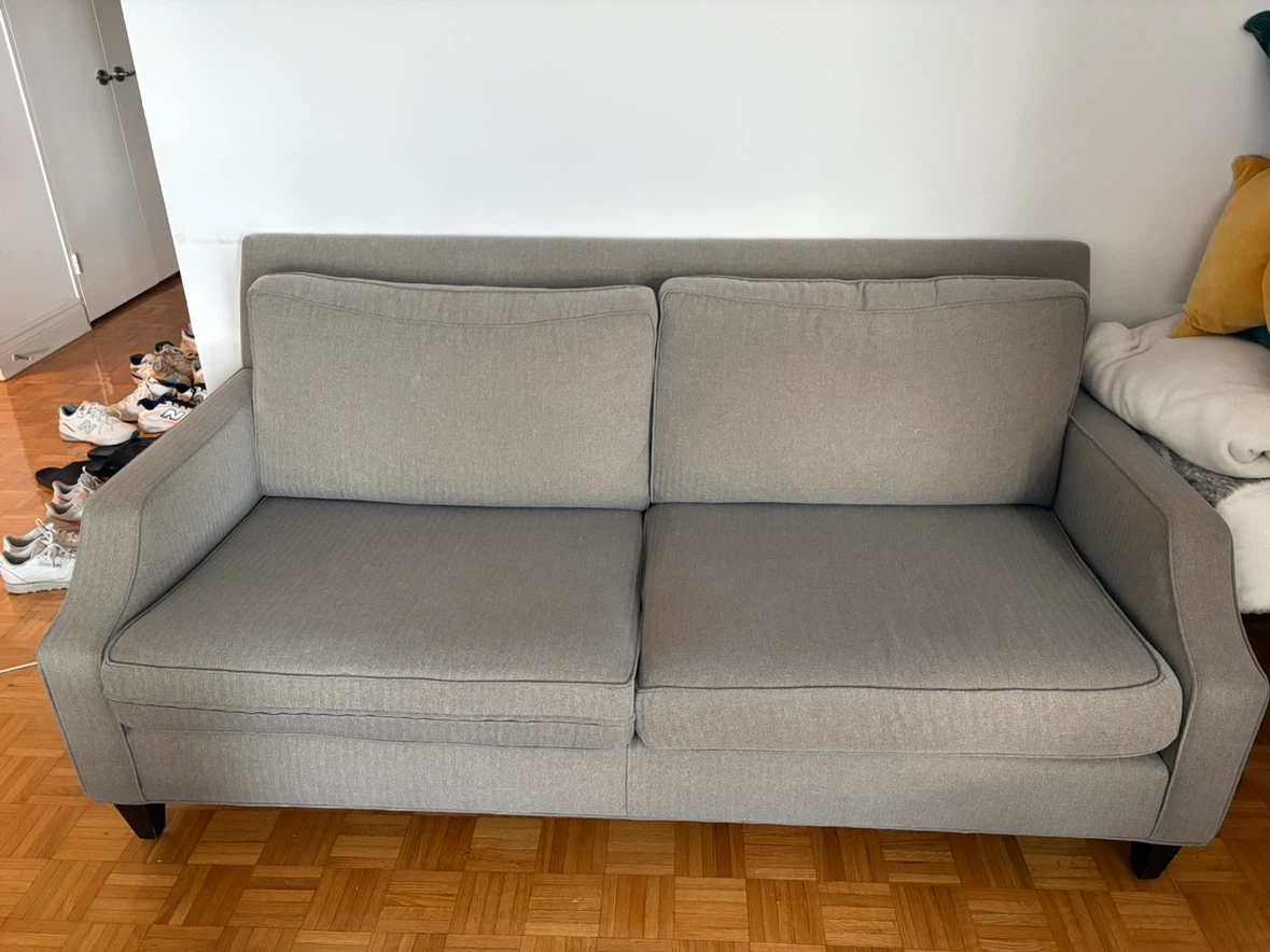 Grey Fabric Sofas - 2 seater and 3 seater