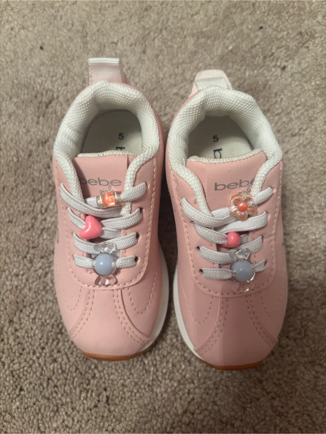 Pink Bebe Toddler Shoes Size 5
