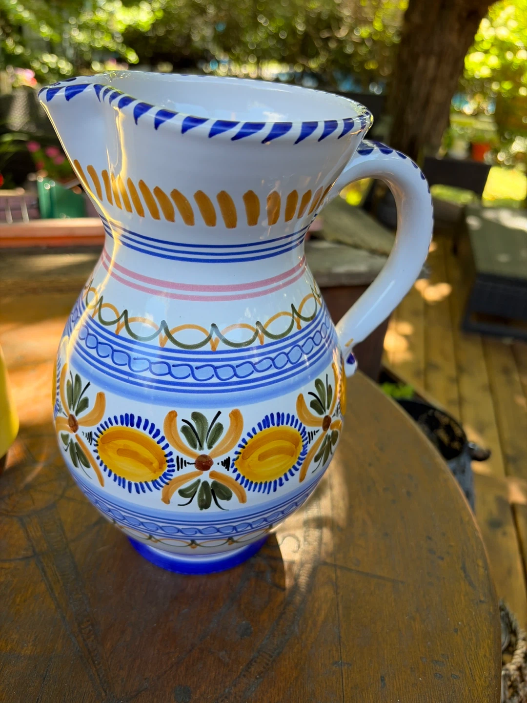 Hand-Painted Gorgeous Pitcher from Spain - photo 2