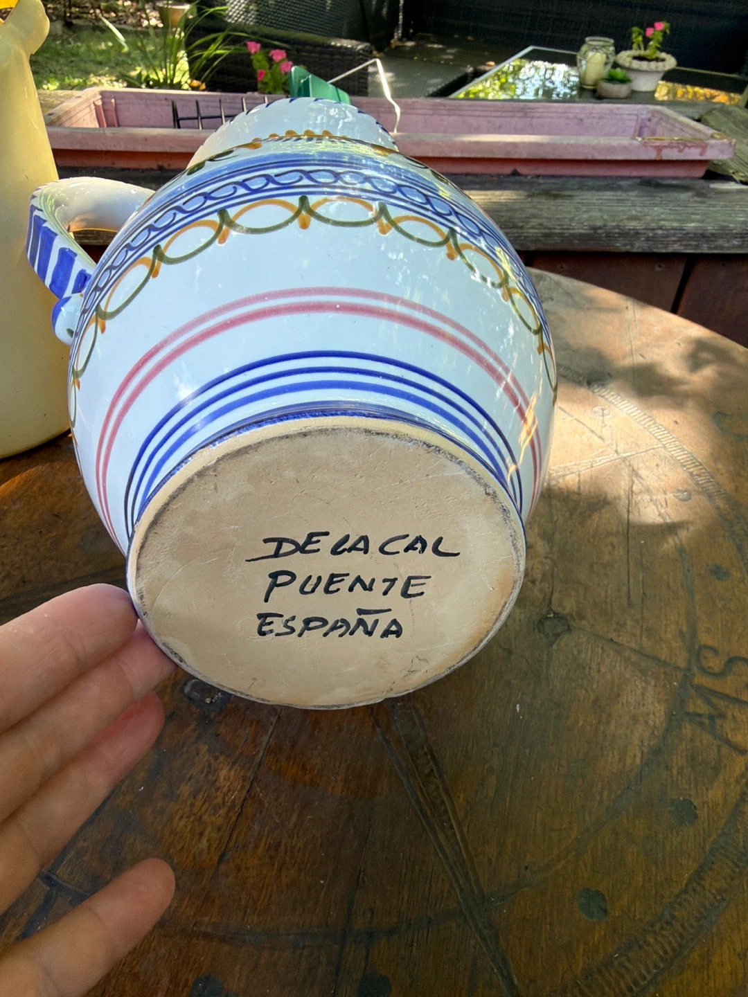 Hand-Painted Gorgeous Pitcher from Spain - photo 4