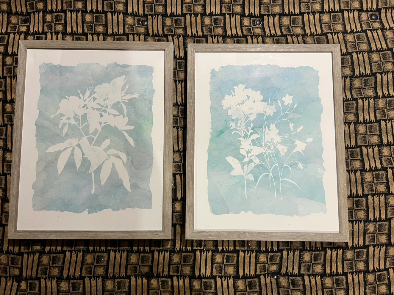 Set of 2 Framed Floral Prints