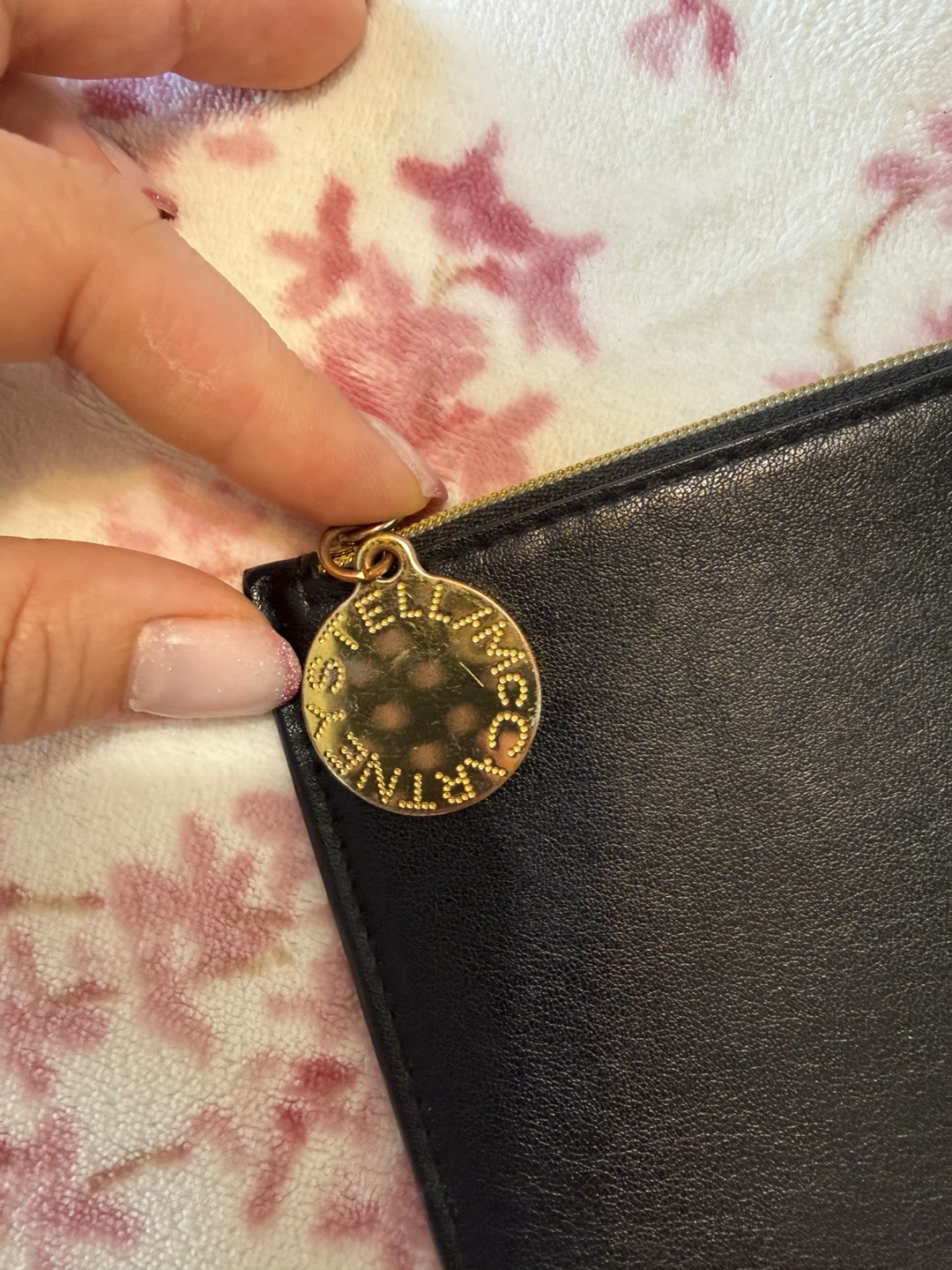 Stella McCartney Black Leather Card Holder - photo 2