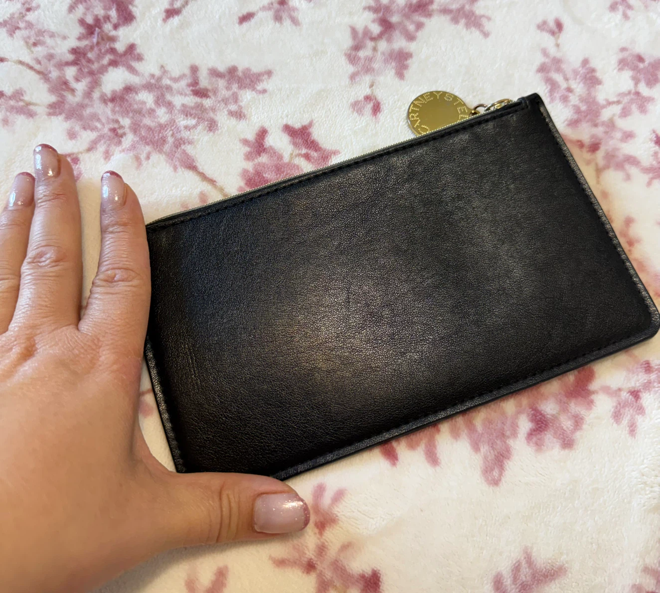 Stella McCartney Black Leather Card Holder - photo 3