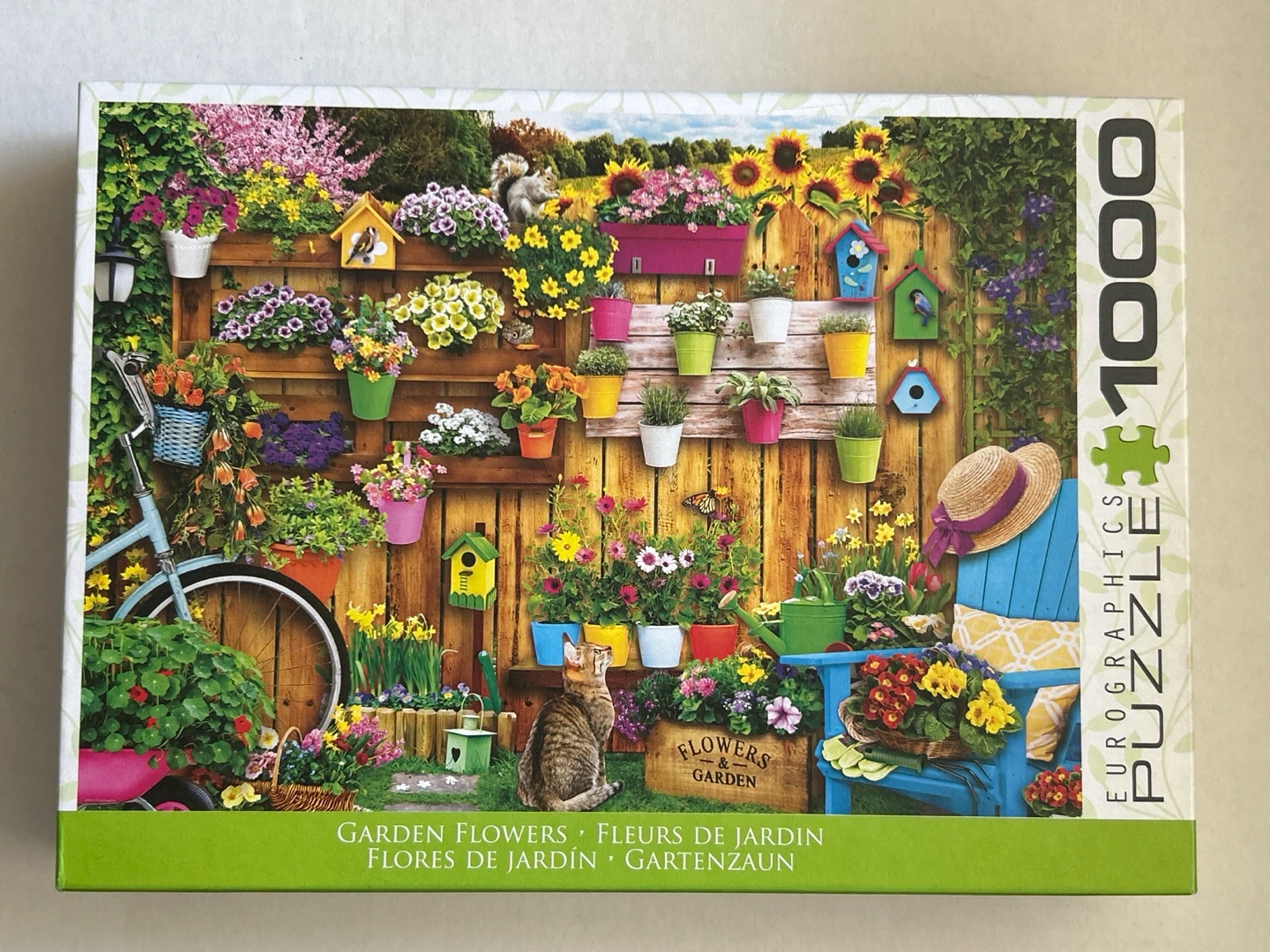 Eurographics Garden Flowers 1000 Piece Puzzle