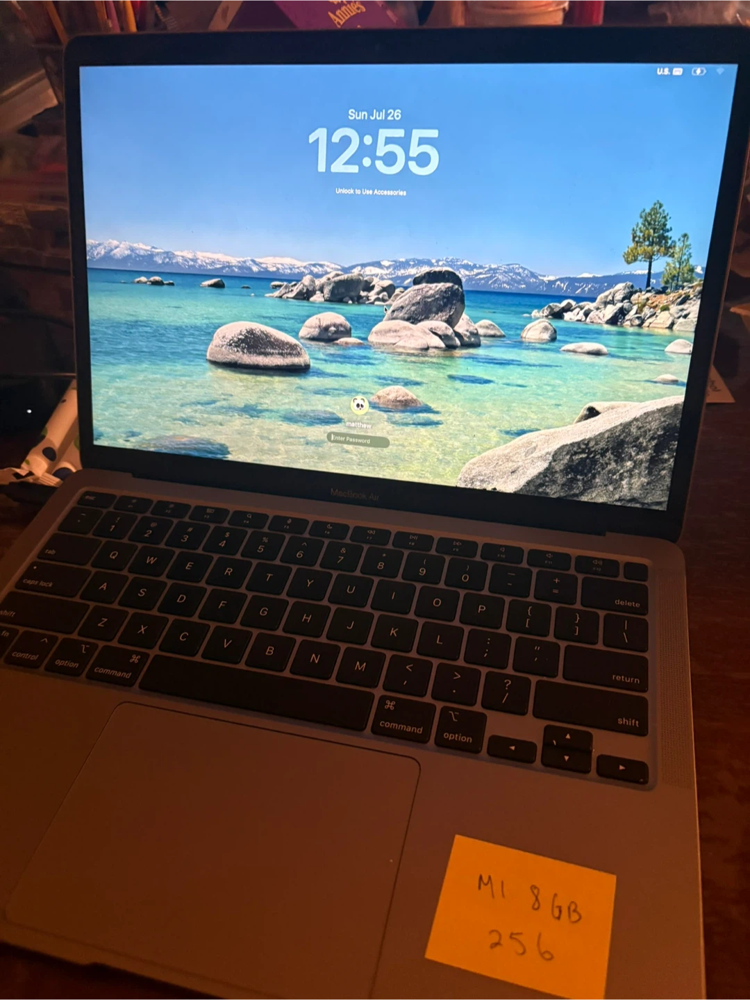 Apple MacBook Air M1 Chip 8GB RAM 256GB SSD