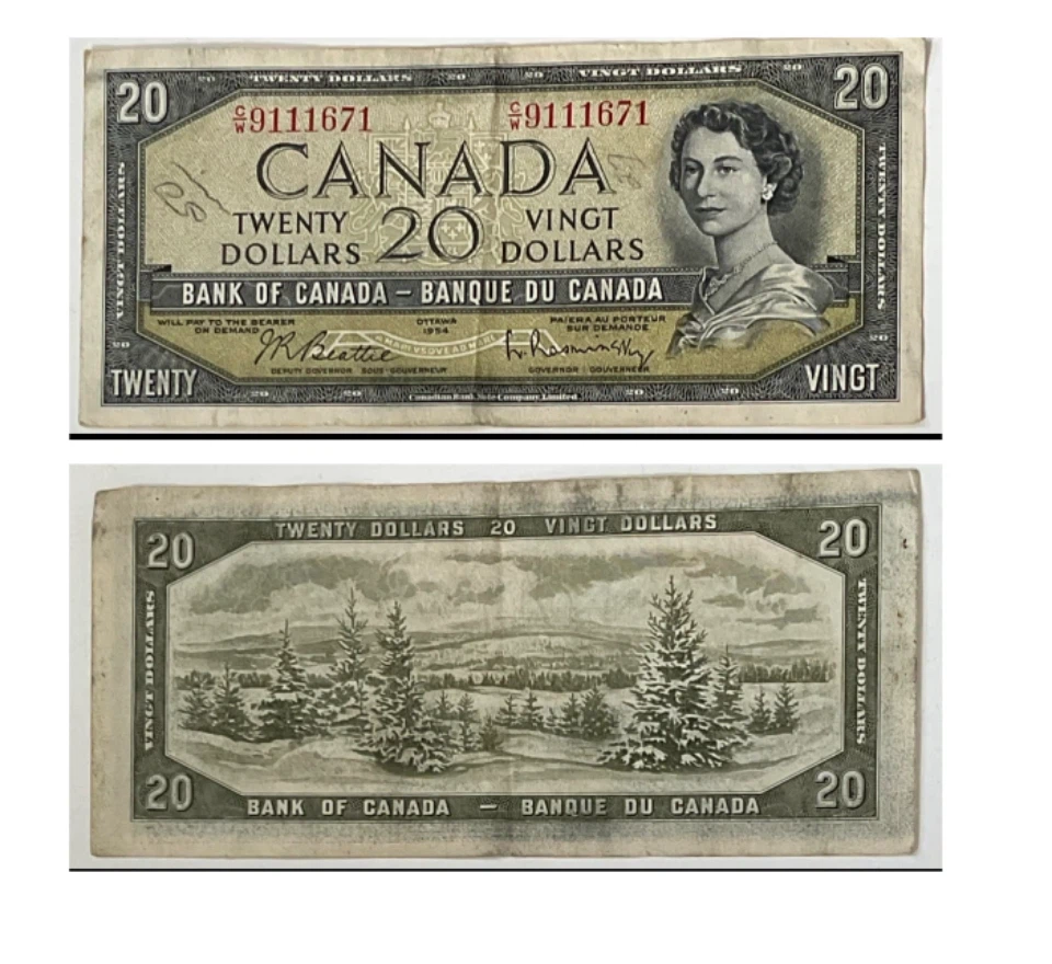 Vintage 1954 Canada Commemorative Paper Collectible