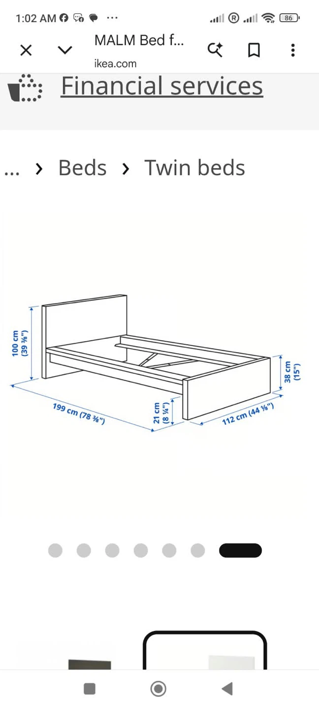 IKEA MALM Twin Bed Frame - photo 2