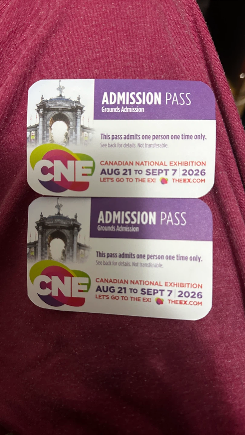 2 x CNE ticket