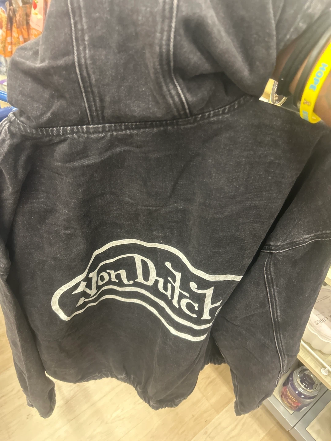 Von Dutch Black Wash Full Zip Hoodie - photo 2