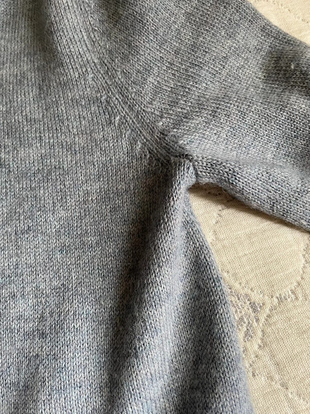 KLIE Grey Cable Knit Sweater - photo 4
