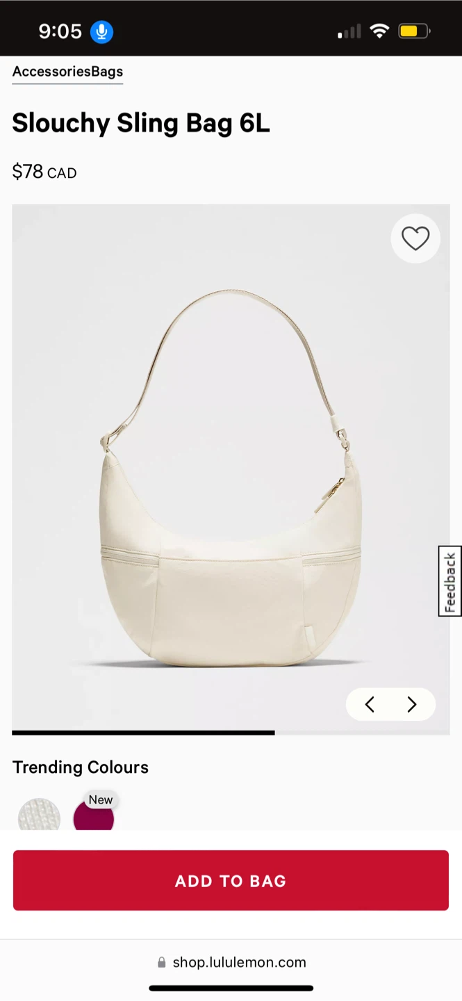 NEW Lululemon Slouchy Sling Bag 6L - photo 3