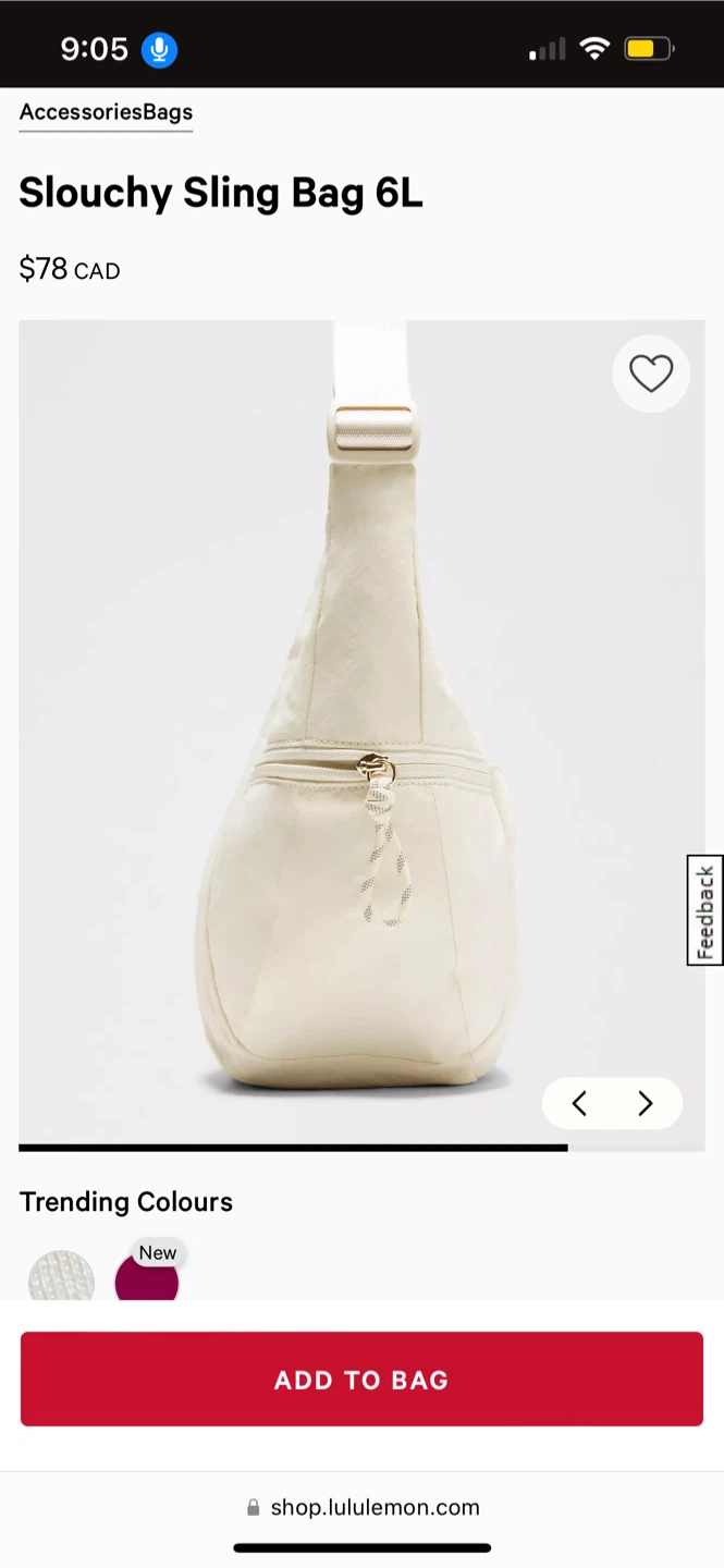 NEW Lululemon Slouchy Sling Bag 6L - photo 4