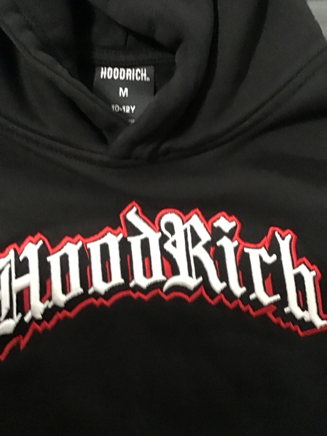 Hoodrich Hoodie - Black - Size M (10-12Y) - photo 2