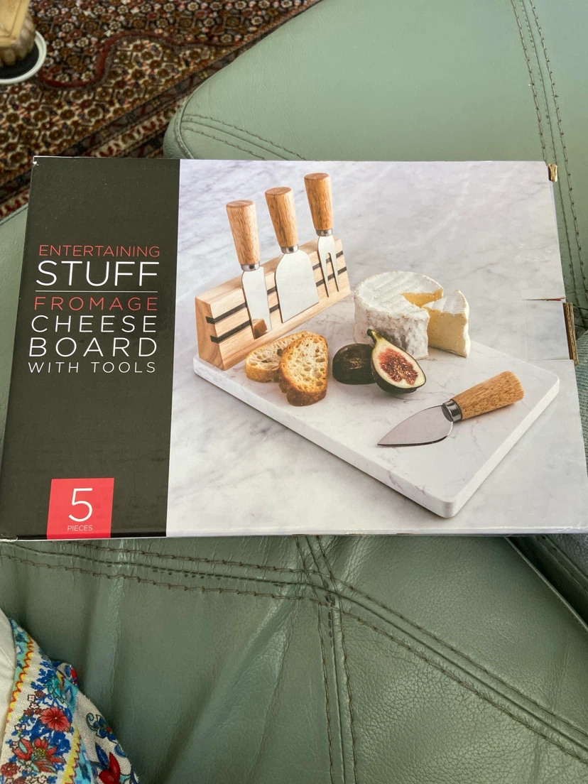 Entertaining Stuff 5 Piece Cheese Board with Tools