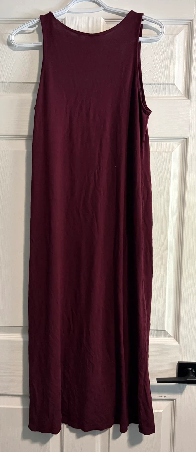 H&M Large Burgundy Sleeveless Dress - photo 3