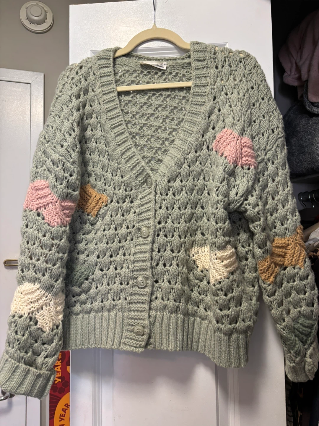 Little Mountain Vancouver Green Knit Cardigan