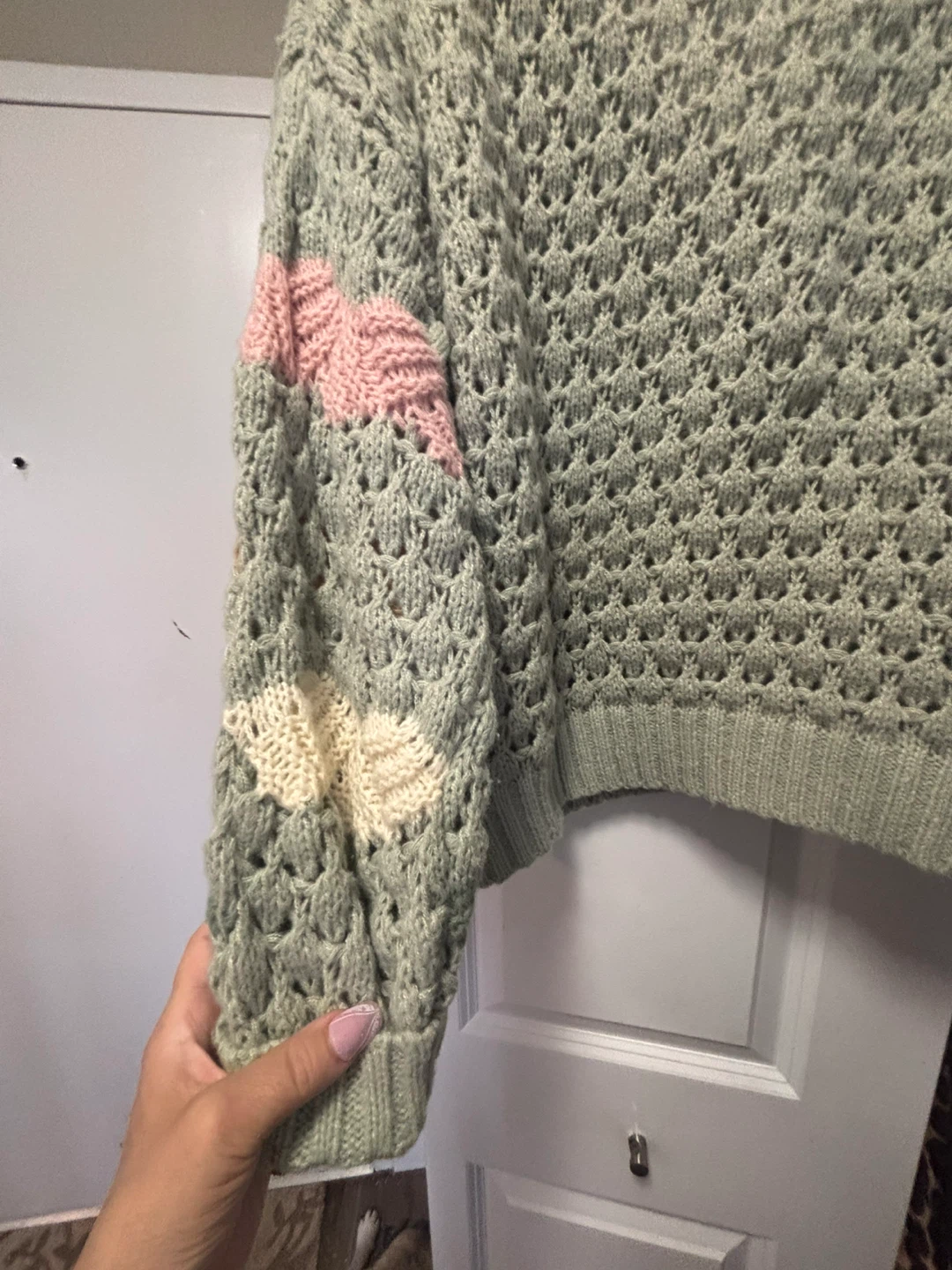 Little Mountain Vancouver Green Knit Cardigan - photo 4