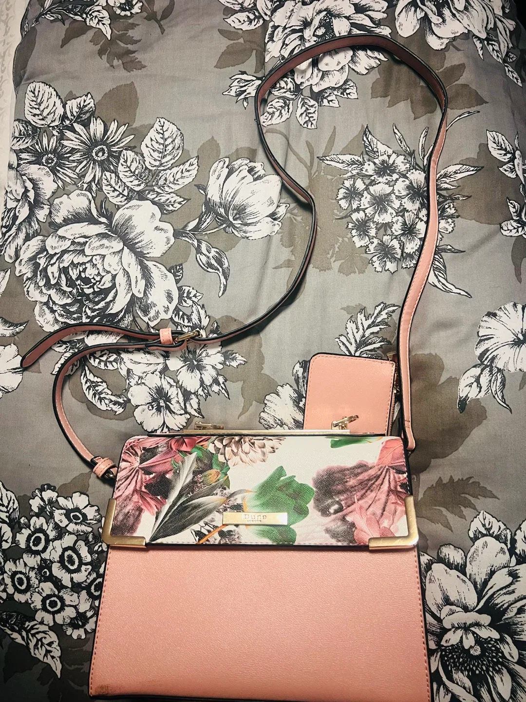 Dune London Floral Crossbody Bag with Cardholder - photo 3