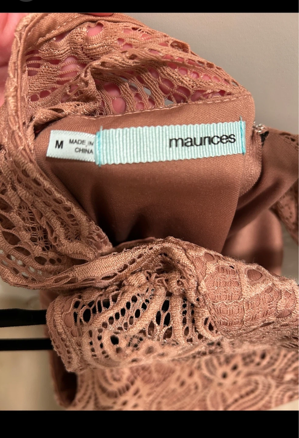 Mauves Lace Detail Dress - photo 2