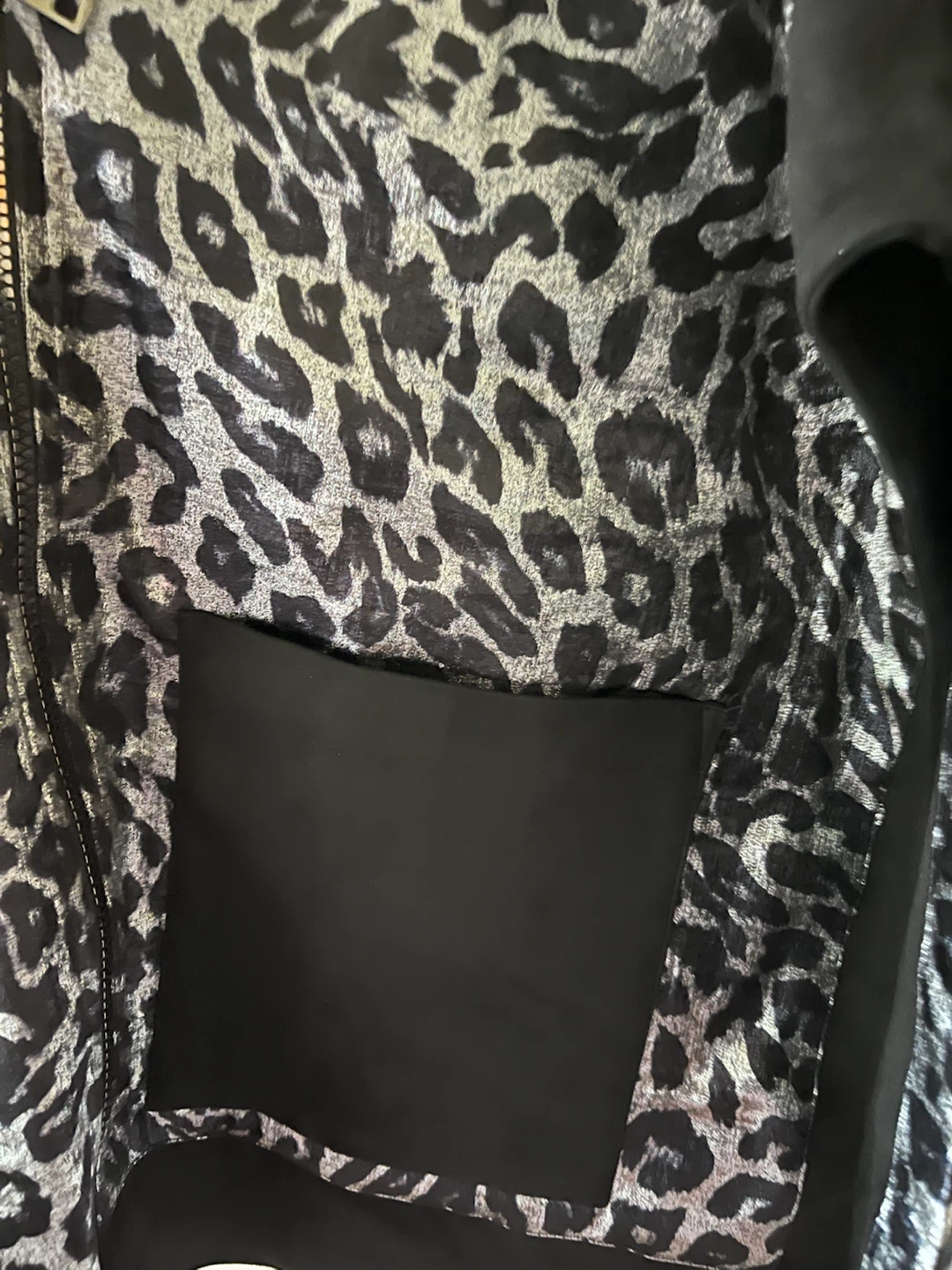 Leopard Print Zip-Up Hoodie - Two pieces and Wide Leg Pants - photo 2