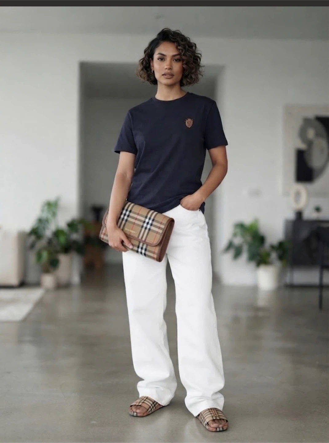 Burberry Blue Tshirt