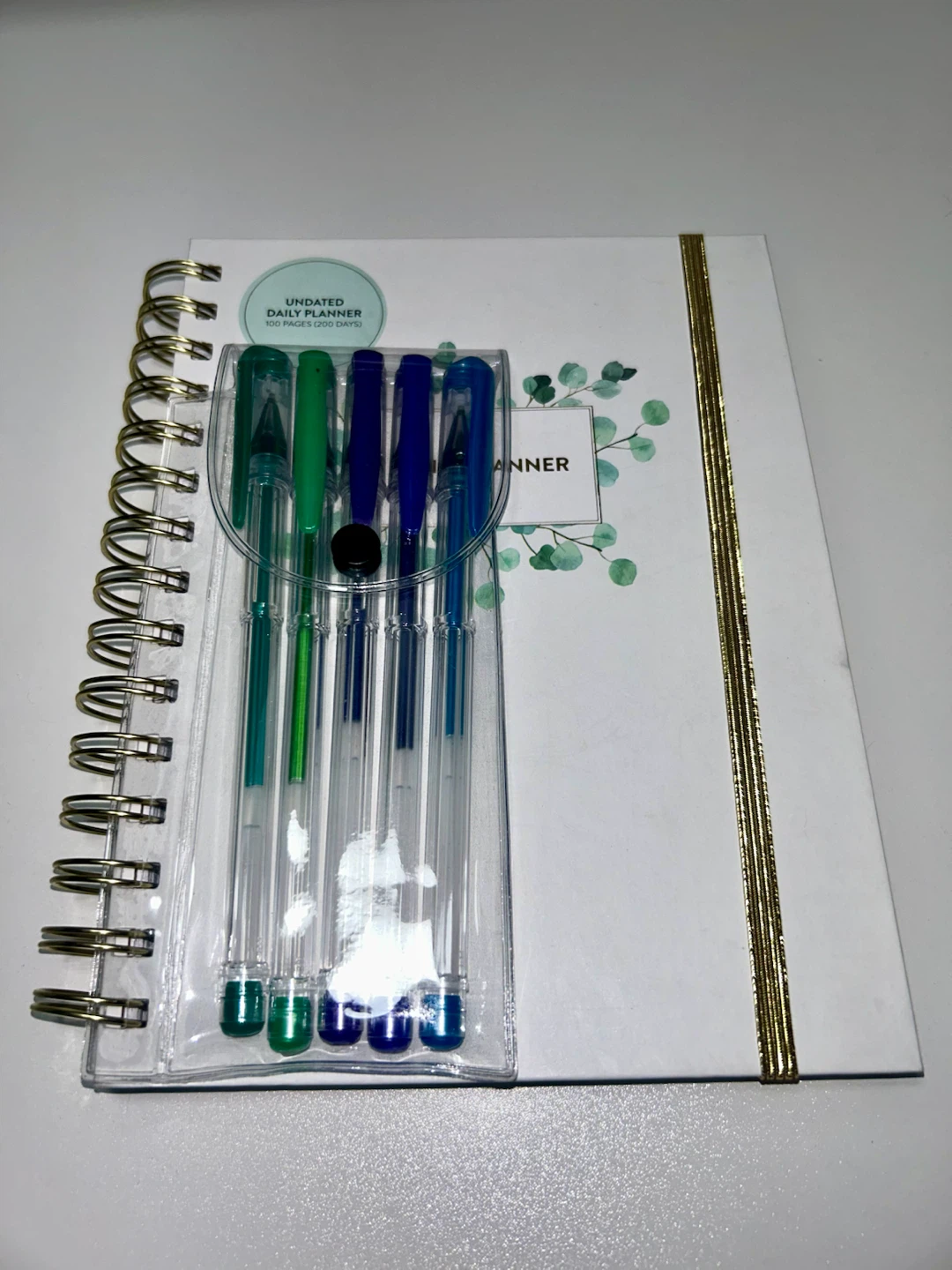 Daily Planner with 4 Pens