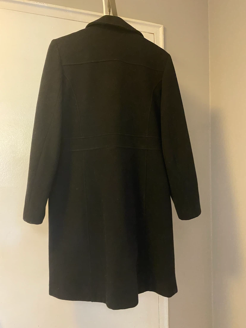 Black Wool P-Coat - photo 2