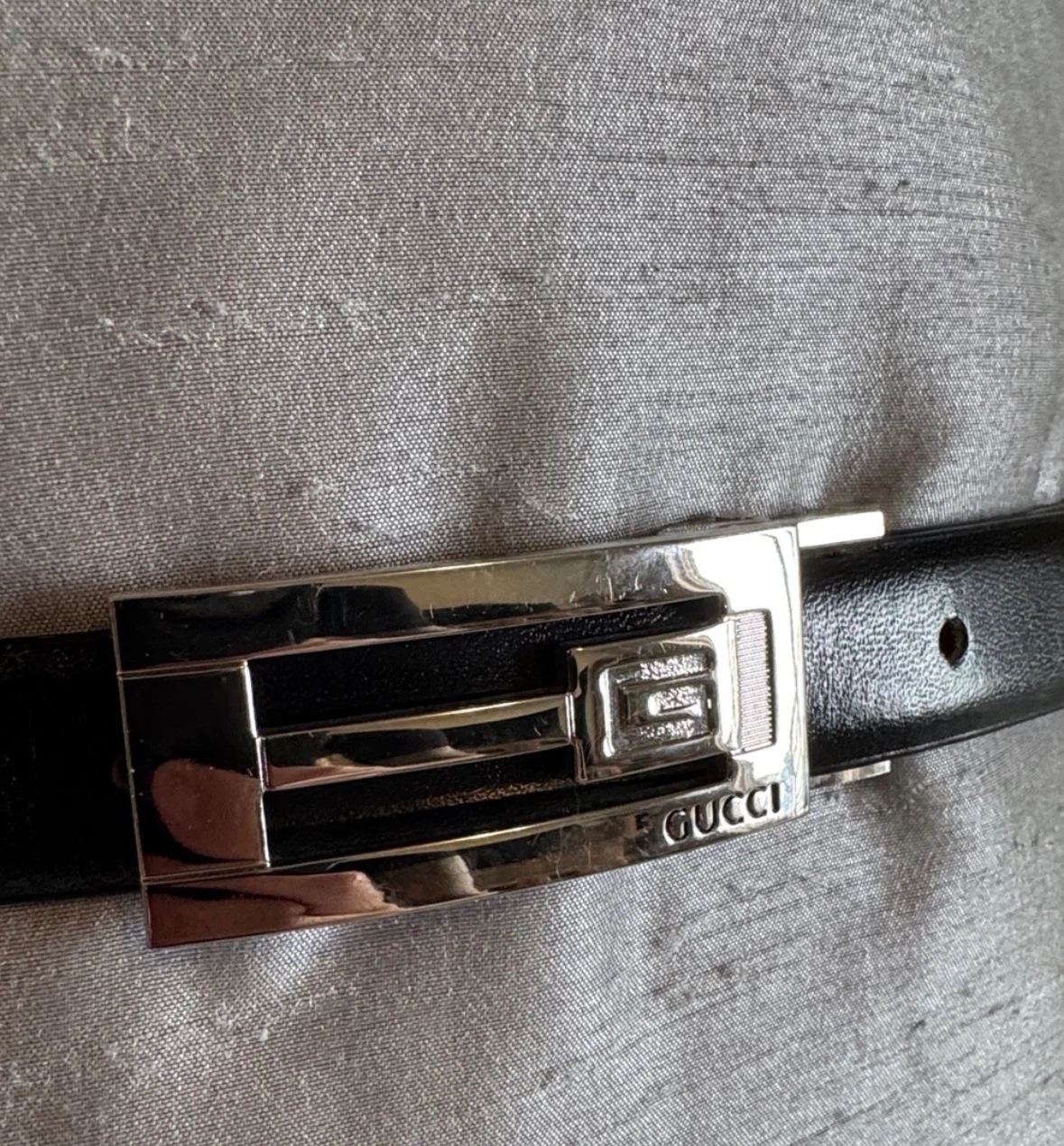 Vintage gucci double sided belt