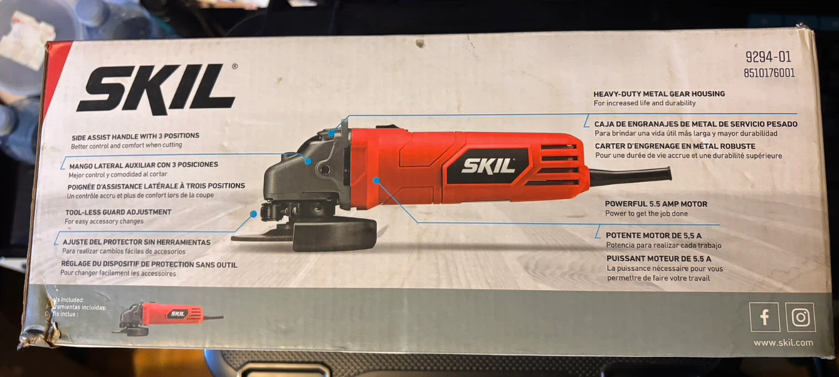 Used - SKIL 4-1/2 inch Angle Grinder - photo 3