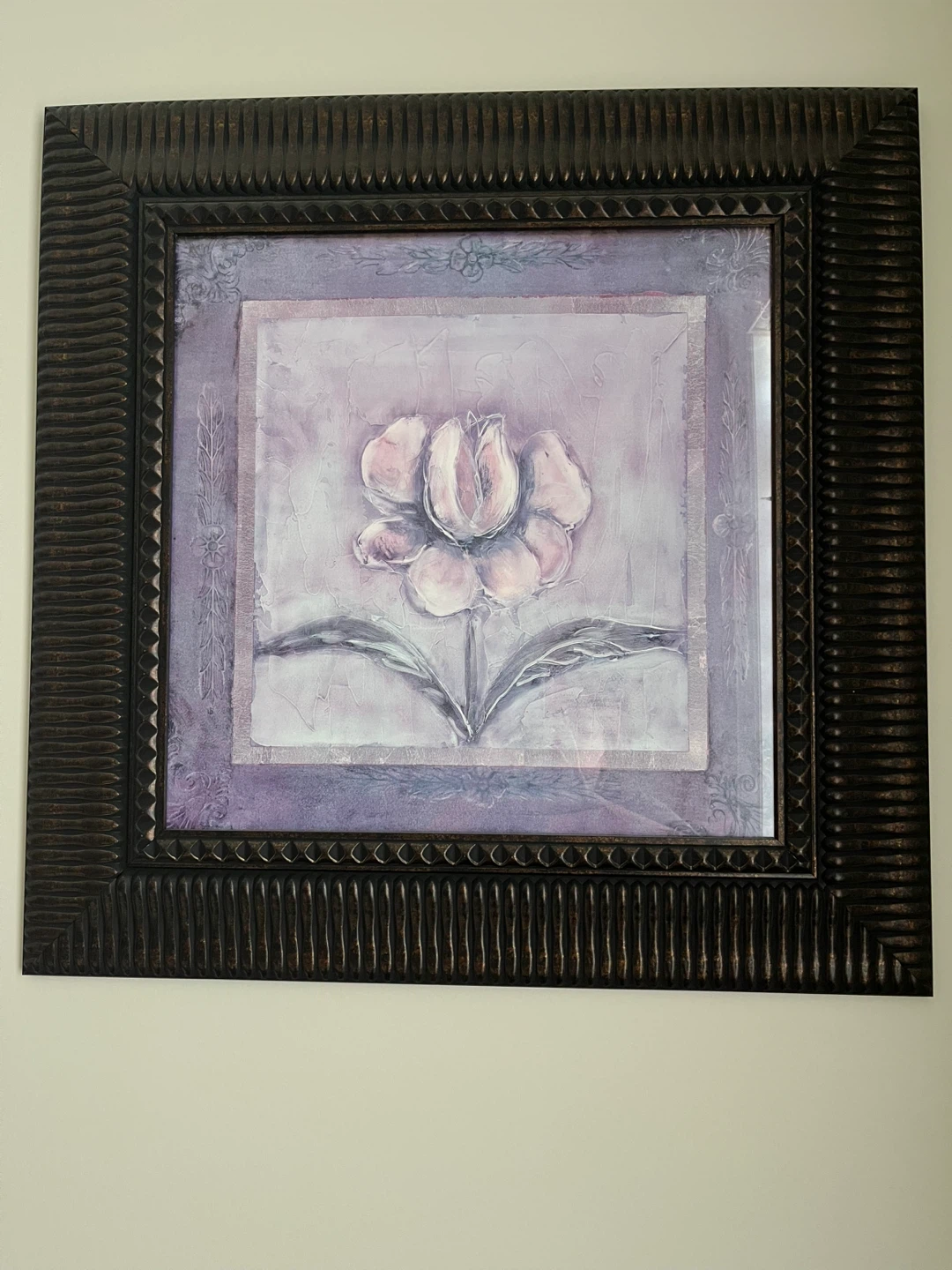 Framed Wall Art Print - Floral Design - photo 2