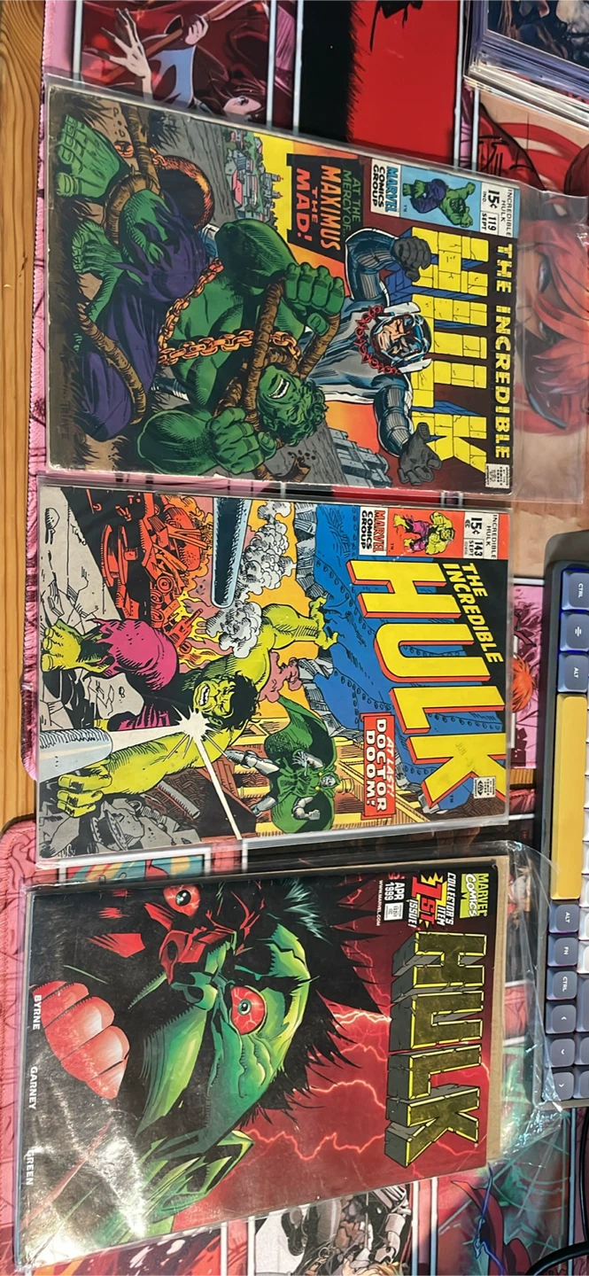 Vintage Incredible Hulk comics
