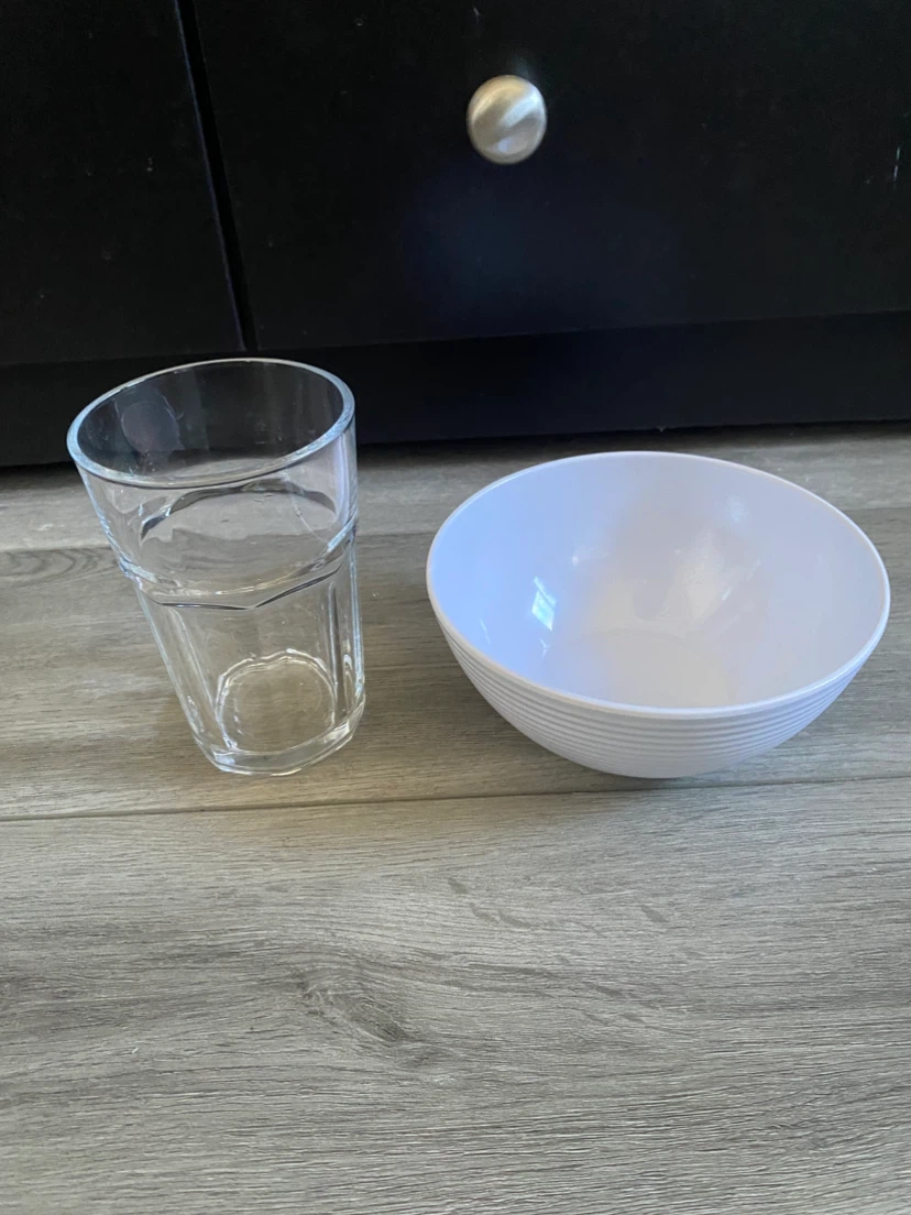 Glass & Bowl