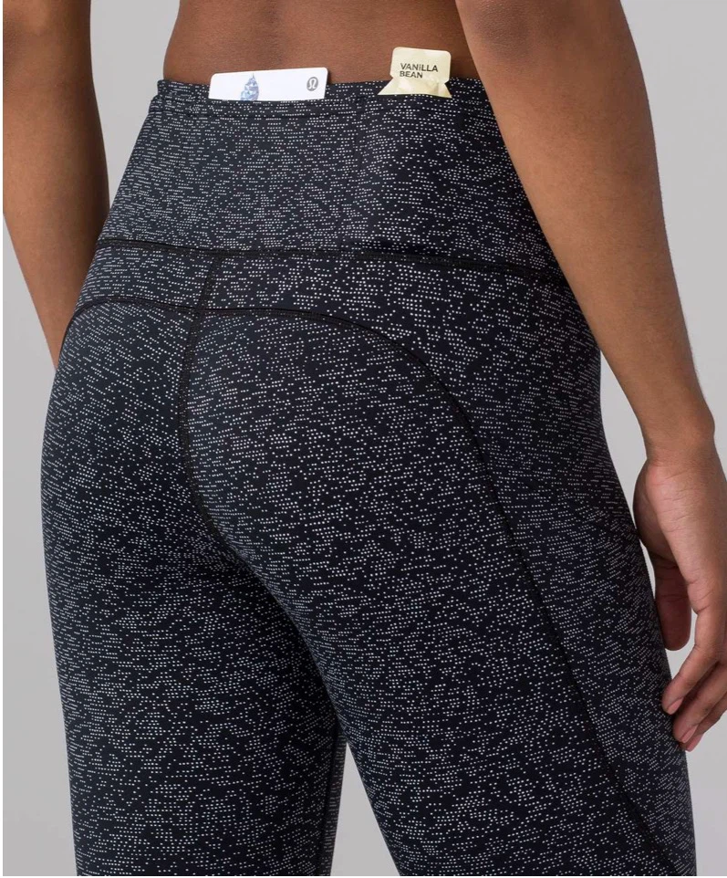 Lululemon Fast & Free 7/8 Tight II Size 10 Black and White - photo 5