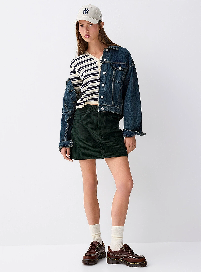Simon’s Corduroy Mini Skirt