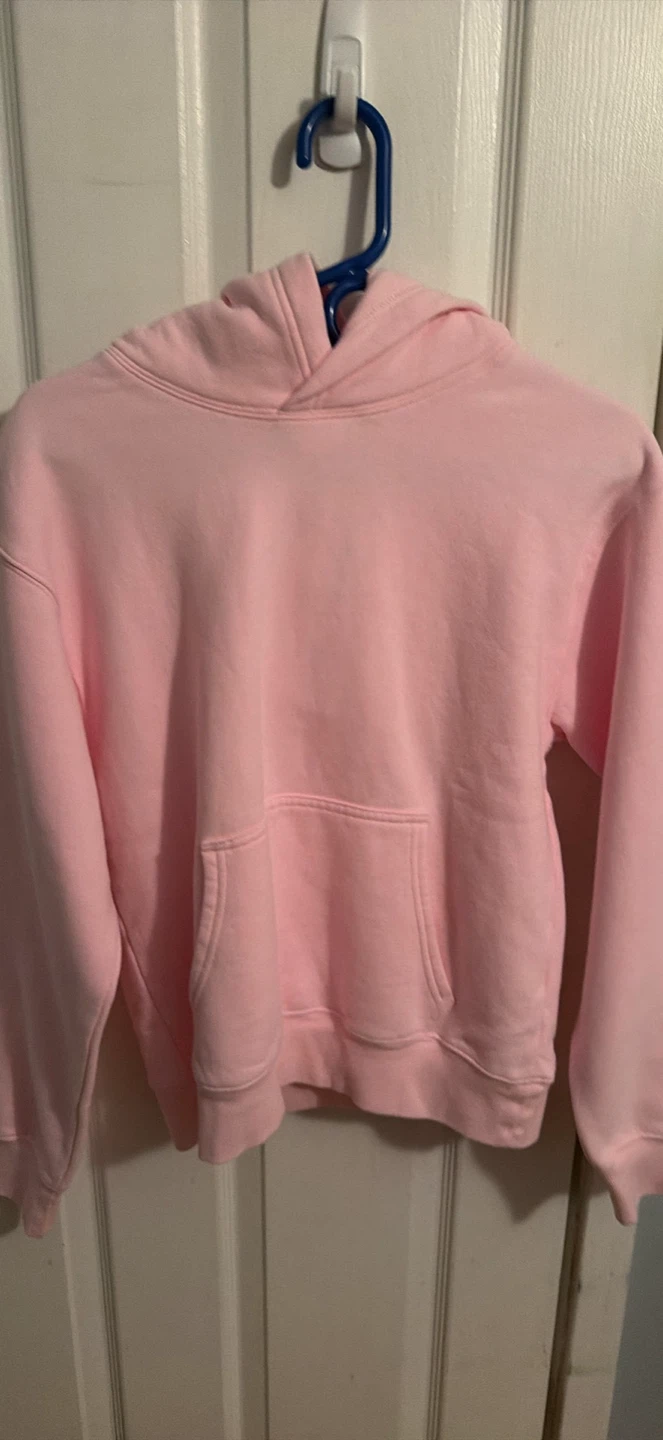 Women Aritzia cozy sweat fleece hoodie size small villa pink