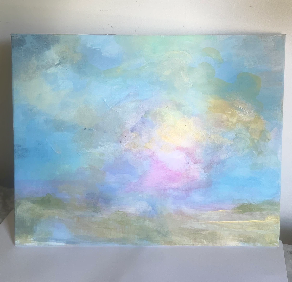 Abstract Landscape Painting 16x20”