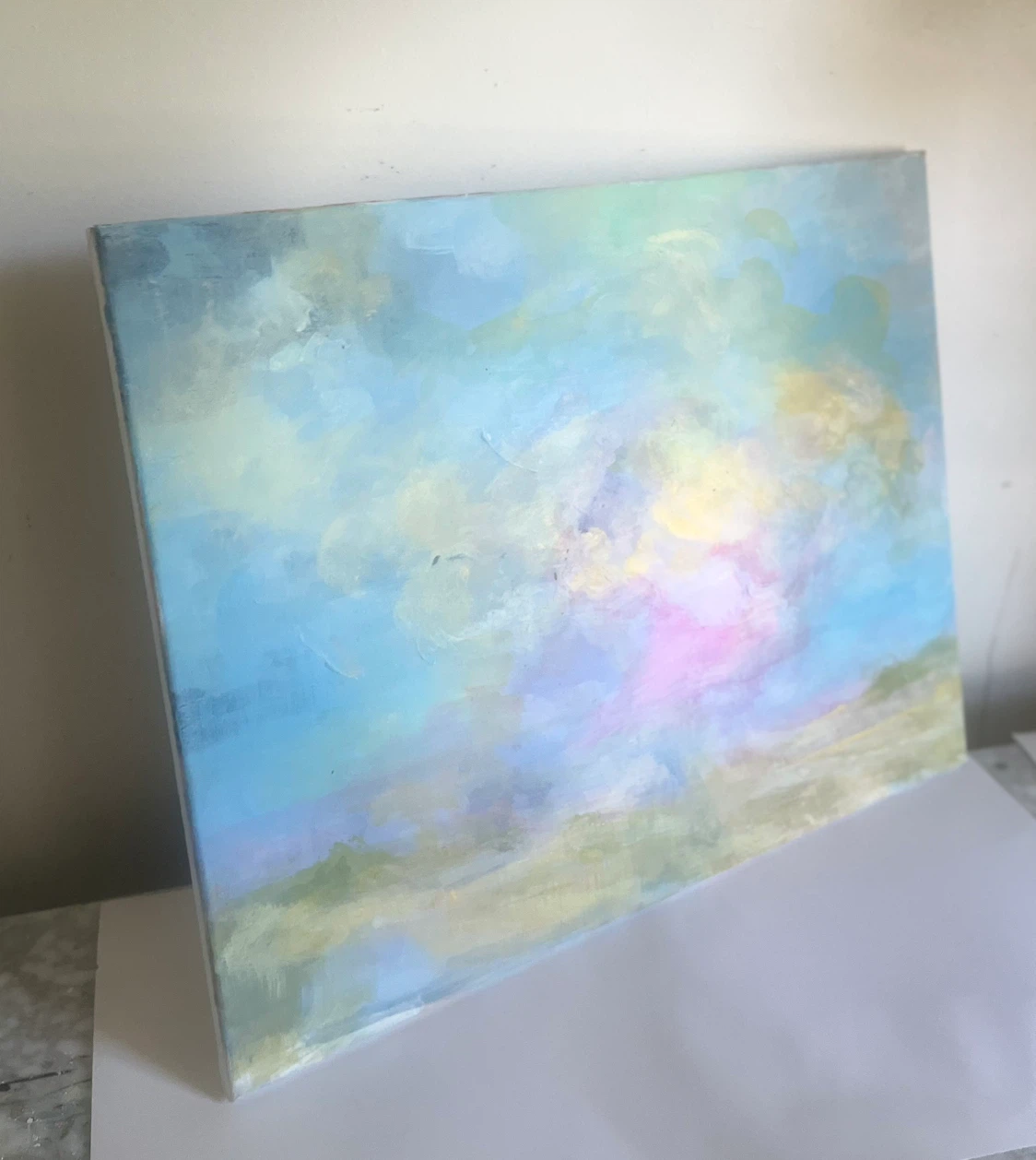 Abstract Landscape Painting 16x20” - photo 2