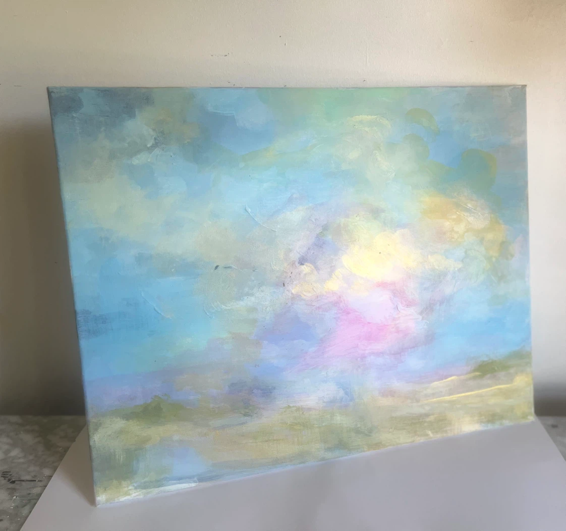 Abstract Landscape Painting 16x20” - photo 3